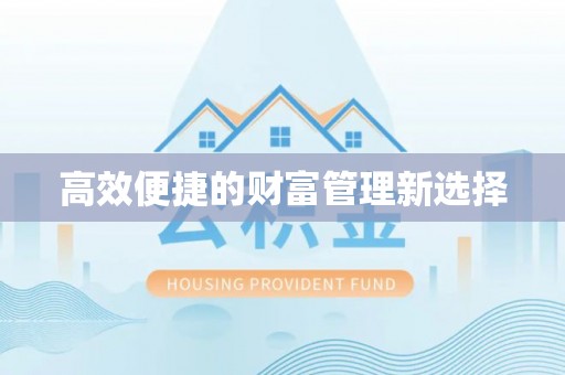 东城高效便捷的财富管理新选择