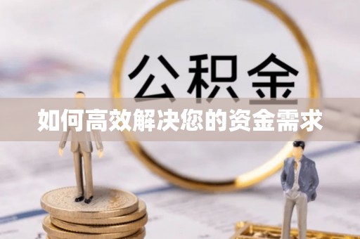 东城如何高效解决您的资金需求